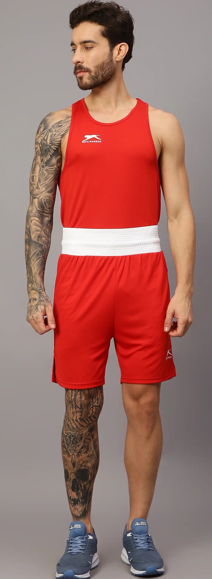 Boxing Set Vest and Shorts DiamondNet Girls